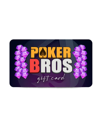 PokerBROS Merch Store Gift Card x Diamonds Combo