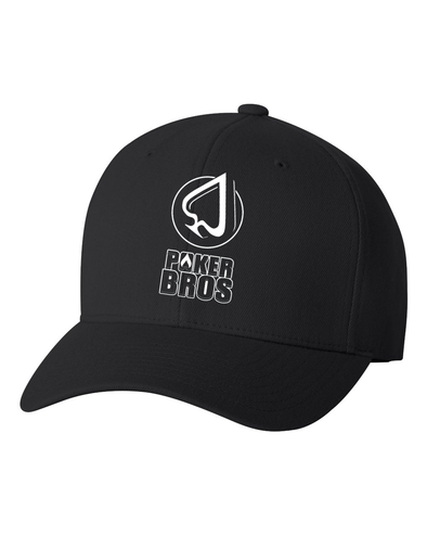 PokerBROS Stacked Logo Hat - Black