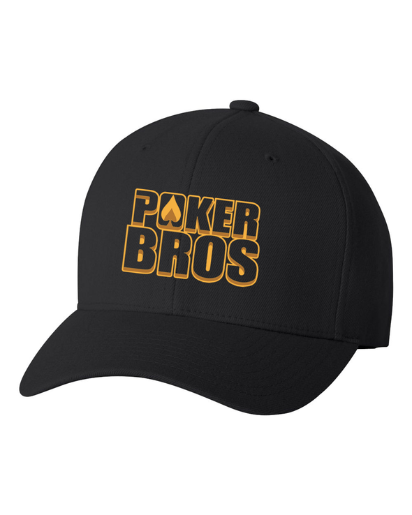 PokerBROS Classic Logo Hat - Black