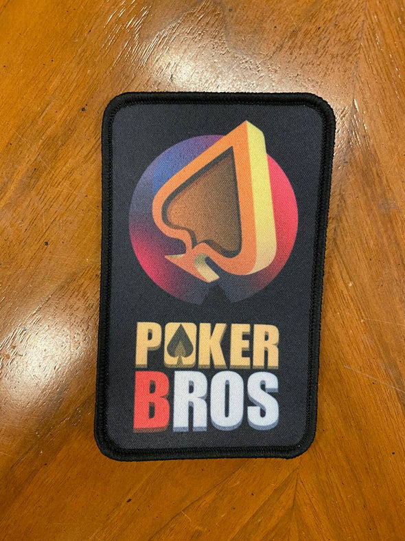 PokerBROS Stacked Logo Full Color Patch